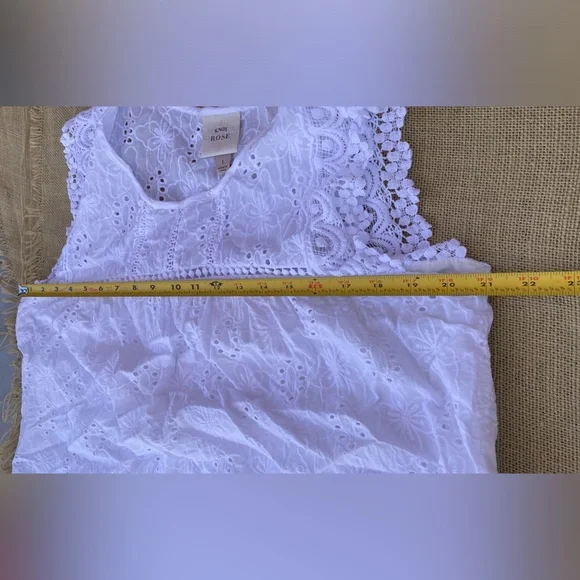 Knox Rose | White Lace Top Size L. | MK 15 - Picture 11 of 16